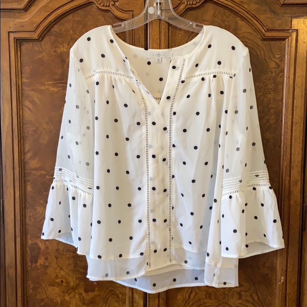 •Fever• Crepe Bell Sleeve Blouse